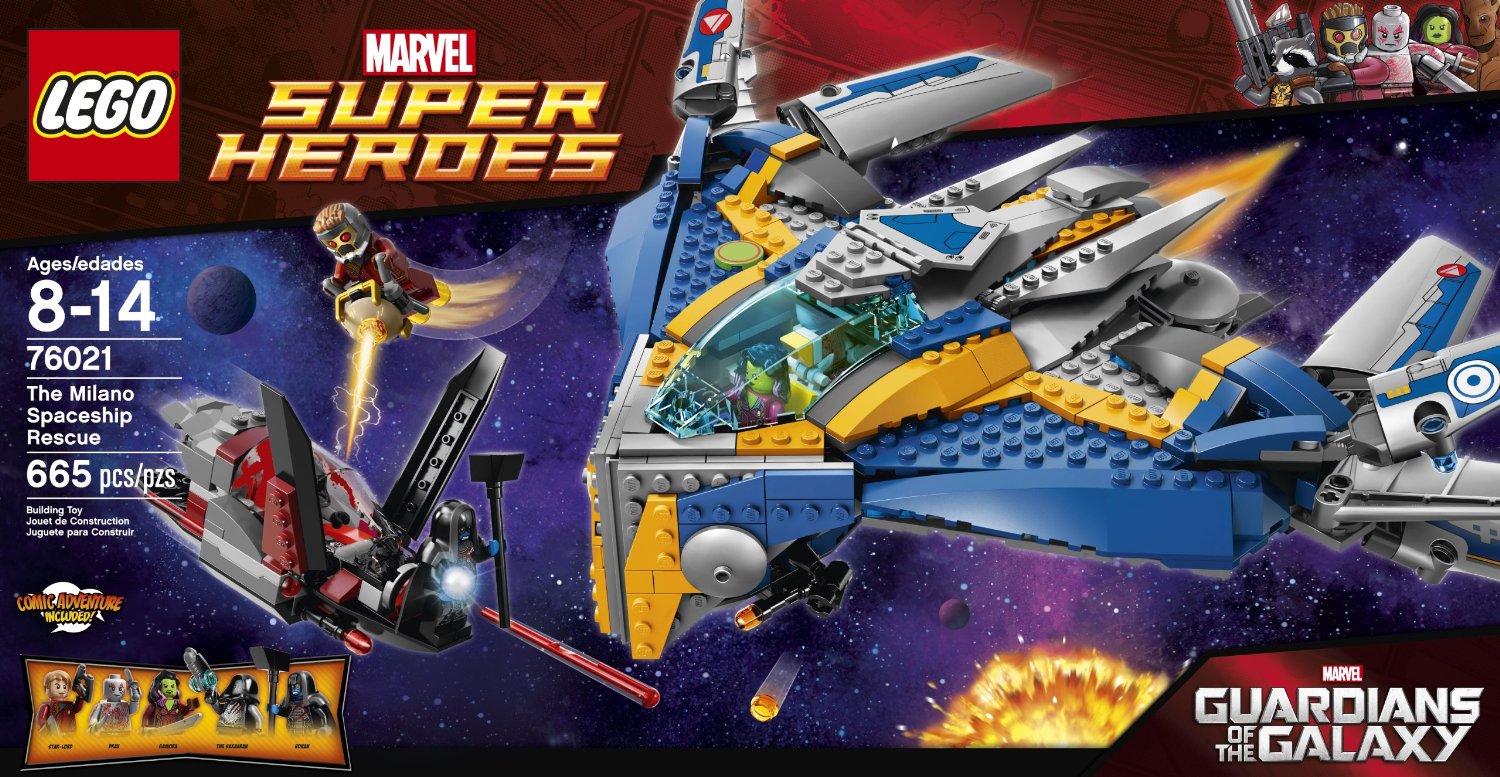 guardians of the galaxy milano lego set