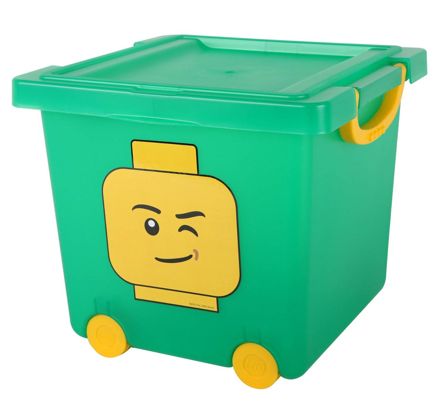 Shopping For Iris Lego Square Stacking Basket With Lid And Wheels