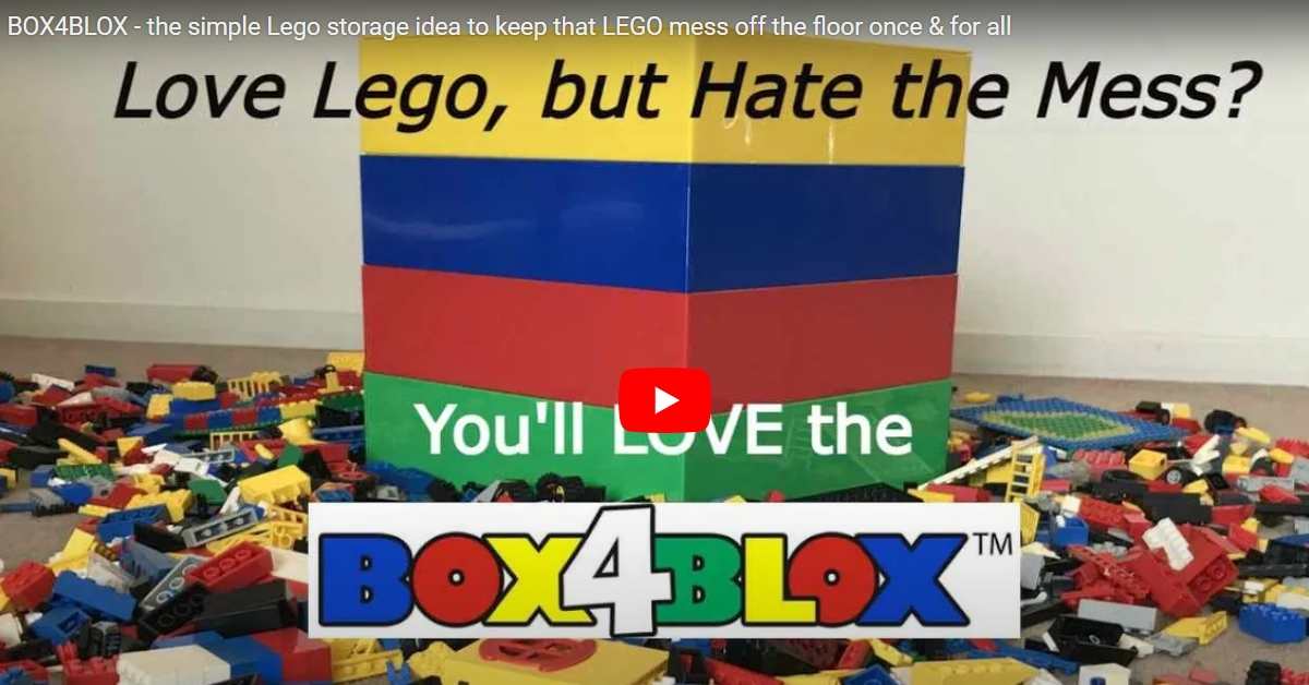 BOX-4-BLOX LEGO Blocks Brick Storage Sorter Sifter Container 10 Cube 4  Levels